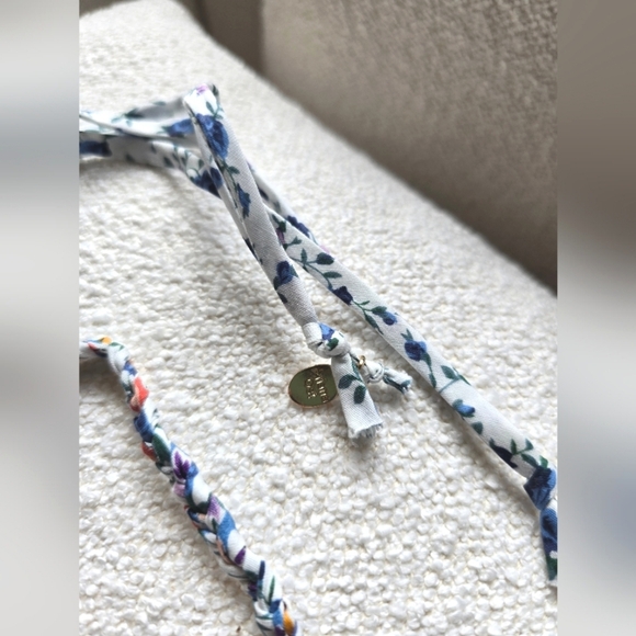 Ariana Ost (@ Free People), The Era Strand Necklace, Blue/White/Shell -NEW!!! - Picture 9 of 11